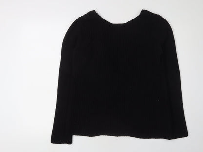 Womens UK Size M Zara Black Pullover Jumper