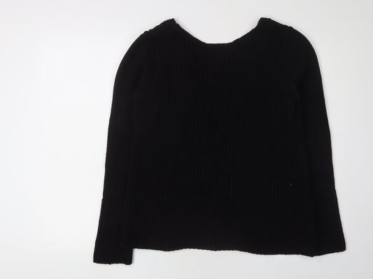 Womens UK Size M Zara Black Pullover Jumper