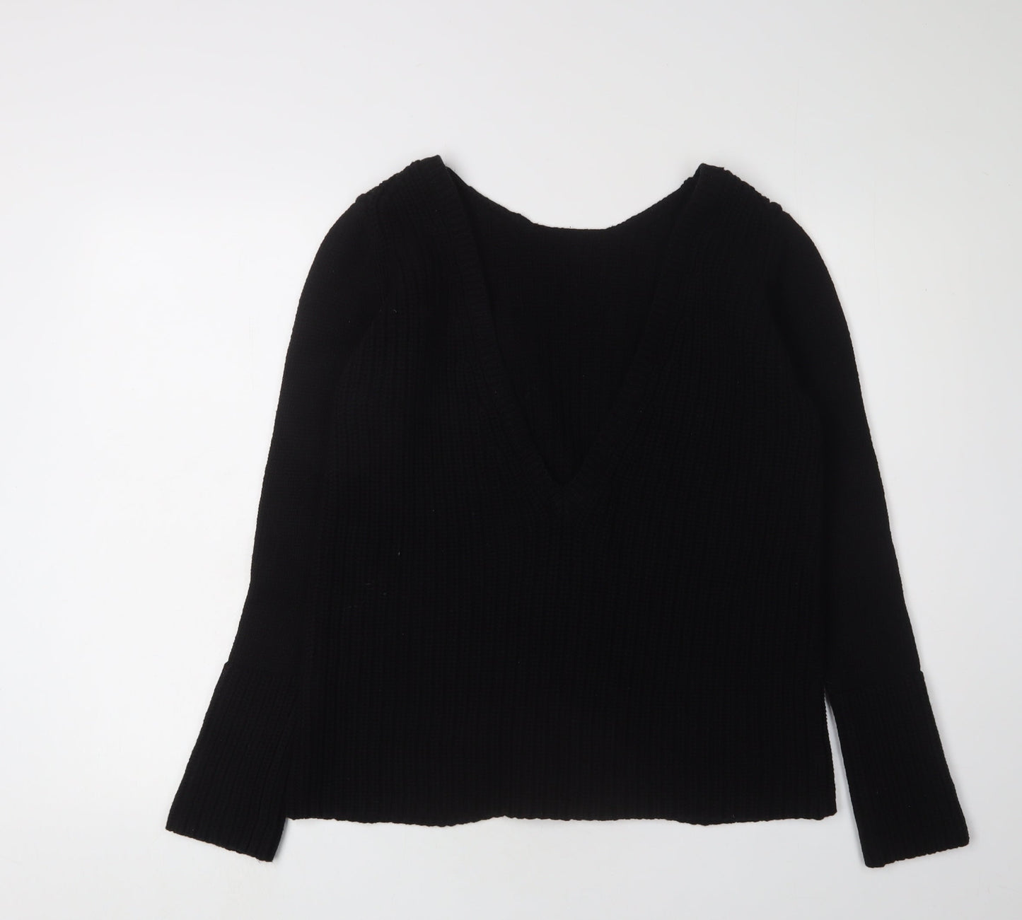 Womens UK Size M Zara Black Pullover Jumper