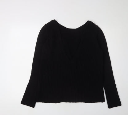 Womens UK Size M Zara Black Pullover Jumper