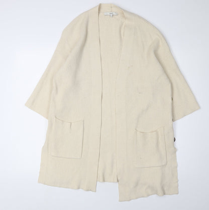 Womens UK Size 12 NEXT Ivory Cardigan Jumper
