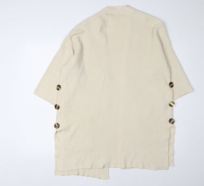 Womens UK Size 12 NEXT Ivory Cardigan Jumper