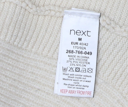 Womens UK Size 12 NEXT Ivory Cardigan Jumper