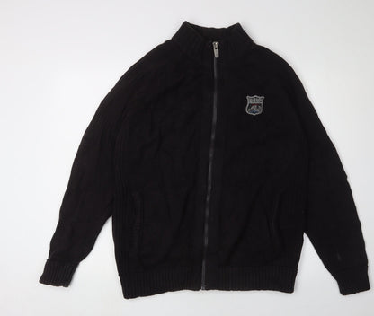 Engbers Men's Black M Full Zip Casual Jumper