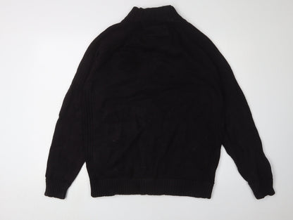Engbers Men's Black M Full Zip Casual Jumper