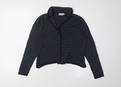 Wall Women's Striped Cardigan S Linen Blend