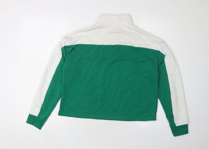New Look Women's Green Pullover Sweatshirt, Size 8