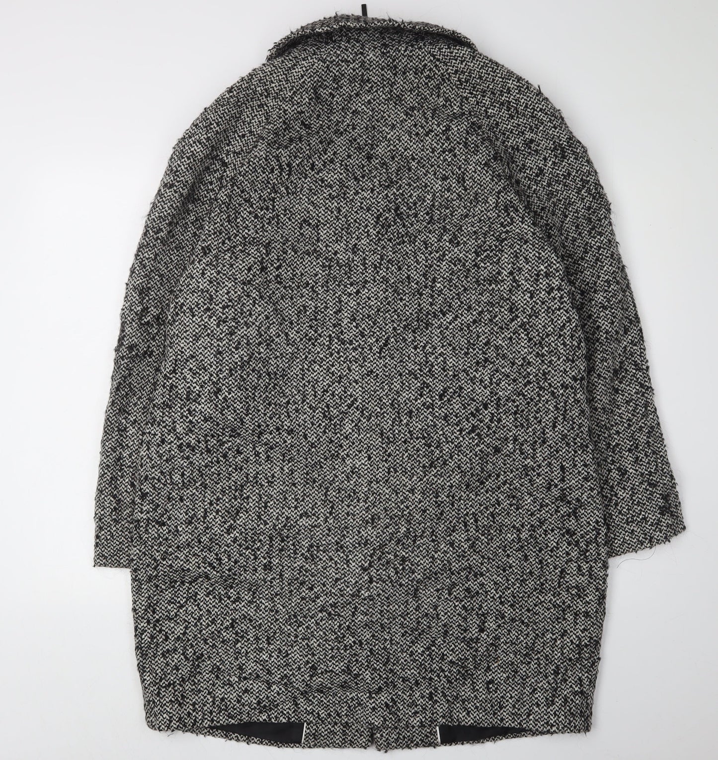 Womens UK Size 14 Marks and Spencer Black Overcoat