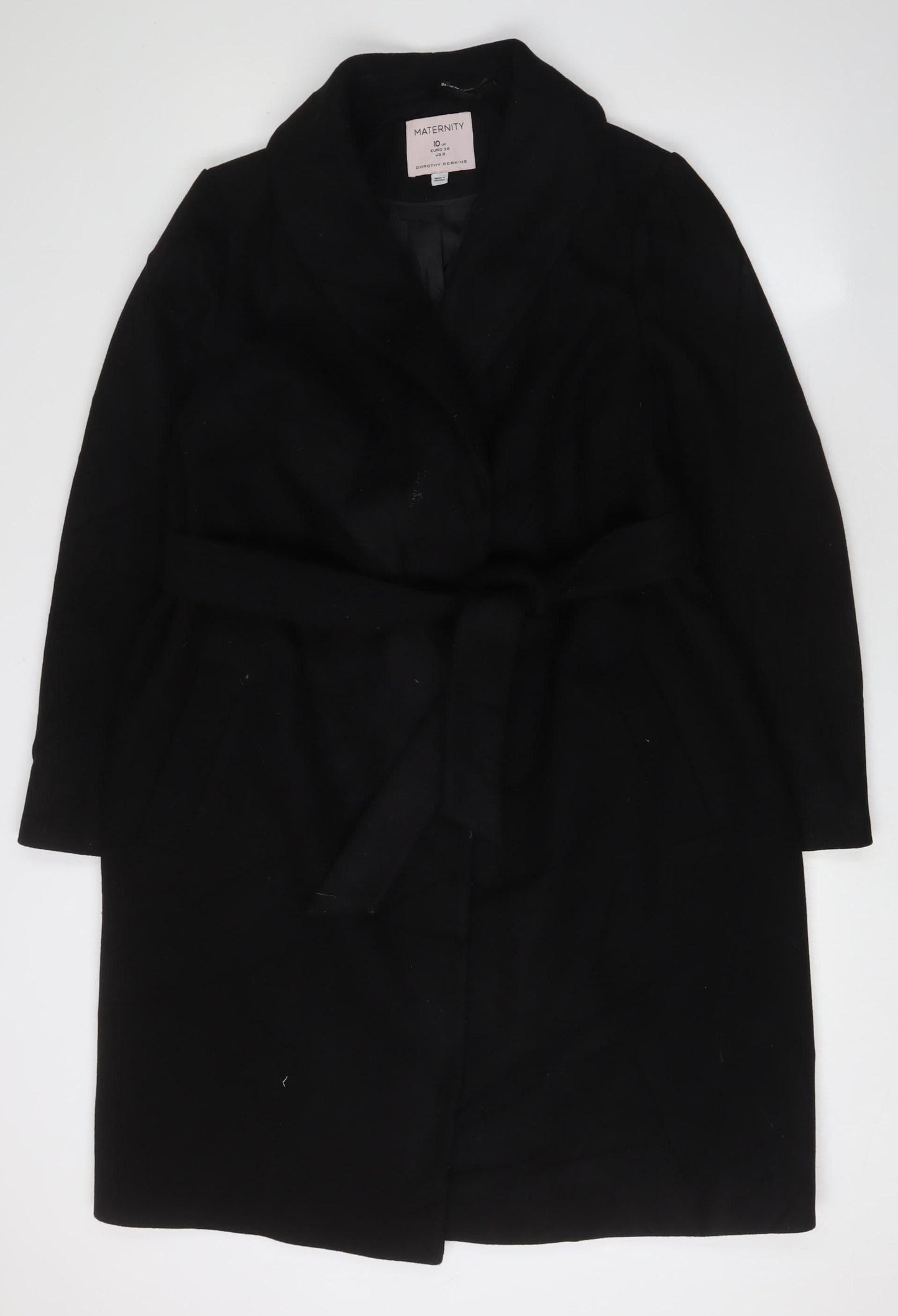 Womens UK Size 10 Dorothy Perkins Black Basic Jacket