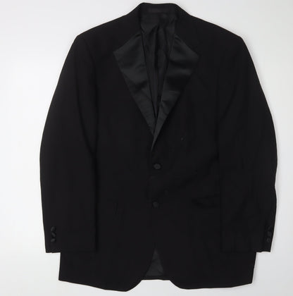 Mens UK Size 40 Marks and Spencer Regular Black Suit Jacket