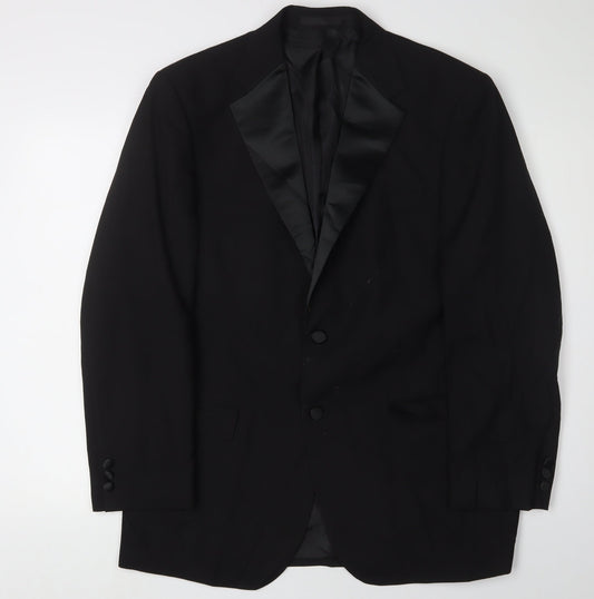 Mens UK Size 40 Marks and Spencer Regular Black Suit Jacket