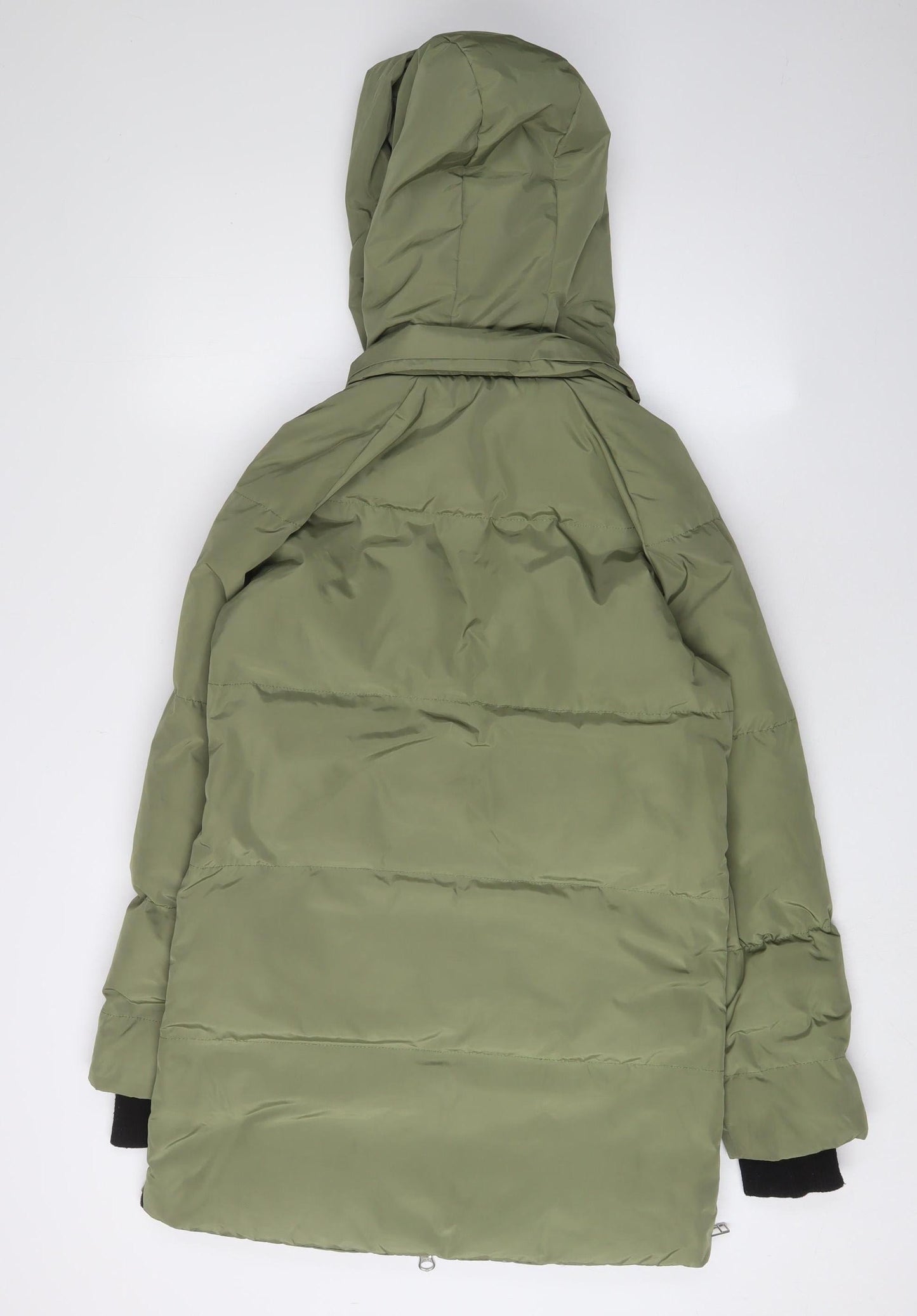 Womens UK Size 8 Warehouse Green Puffer Jacket