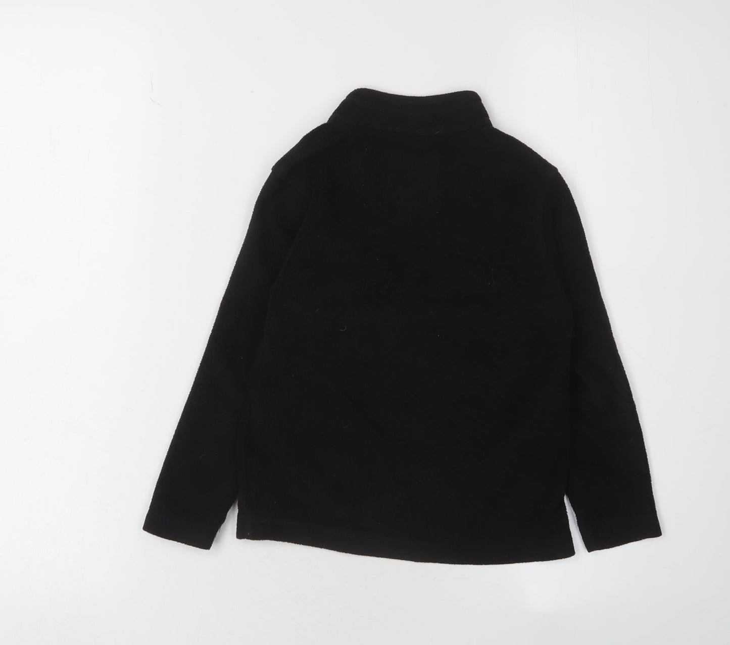 Regatta Boys Black Fleece 1/4 Zip Sweatshirt, Size 6-7