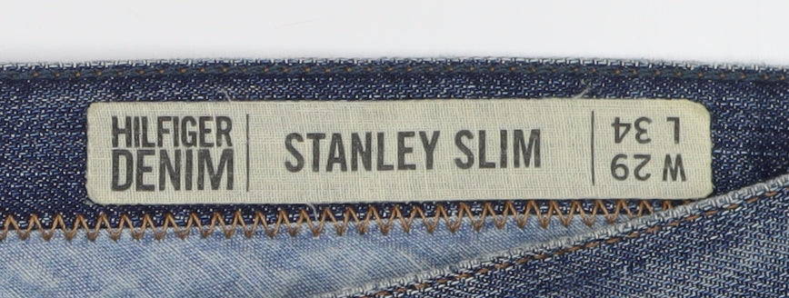 Hilfiger Men Blue Slim Denim Jeans Size 29