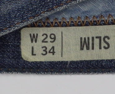 Hilfiger Men Blue Slim Denim Jeans Size 29