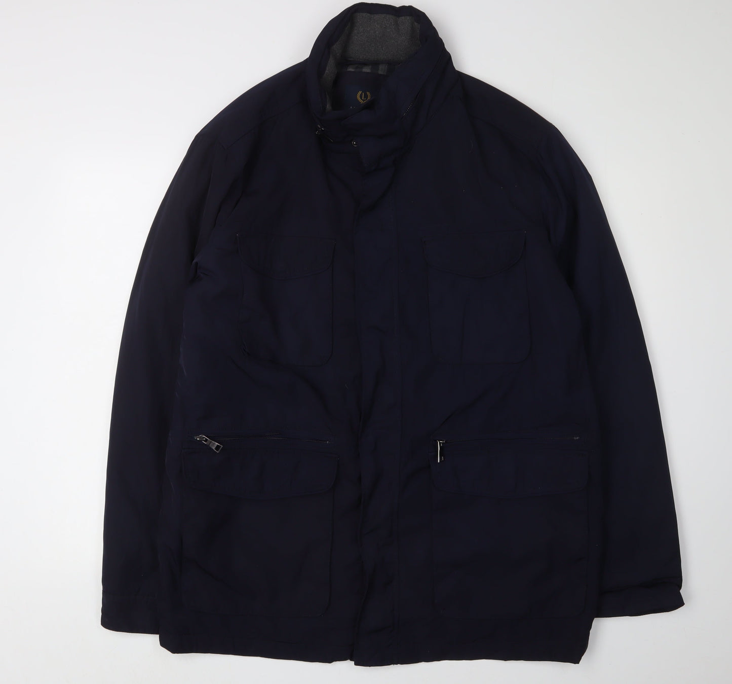 Mens UK Size L Matalan Blue Military Jacket