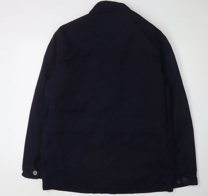 Mens UK Size L Matalan Blue Military Jacket