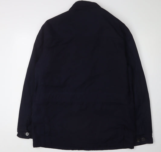 Mens UK Size L Matalan Blue Military Jacket