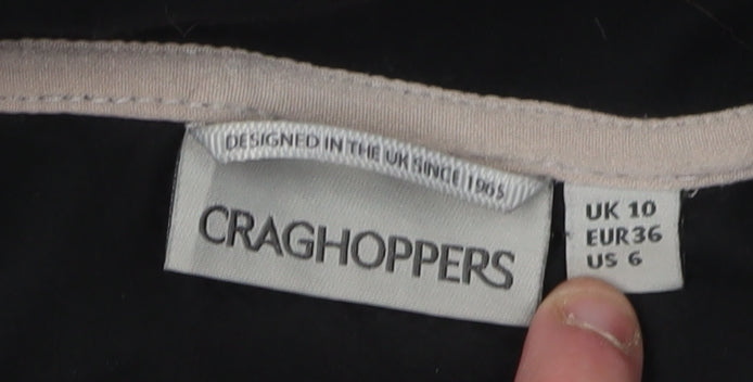 Craghoppers Women's Black Pullover Sweatshirt - Size 10