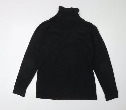 Trespass Men's Black 1/2 Zip Fleece Sweatshirt Size S