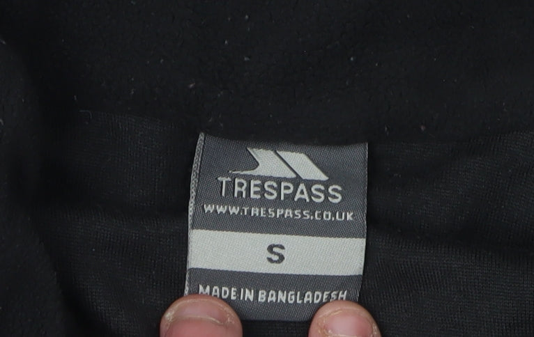 Trespass Men's Black 1/2 Zip Fleece Sweatshirt Size S