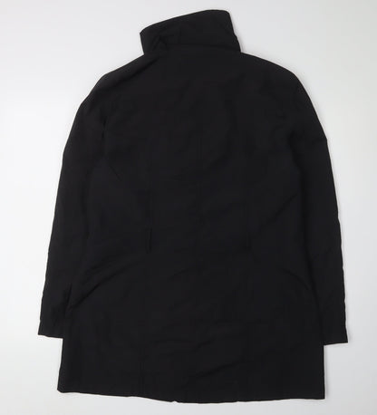 Womens UK Size 14 BHS Black Overcoat