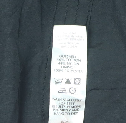 Womens UK Size 14 BHS Black Overcoat