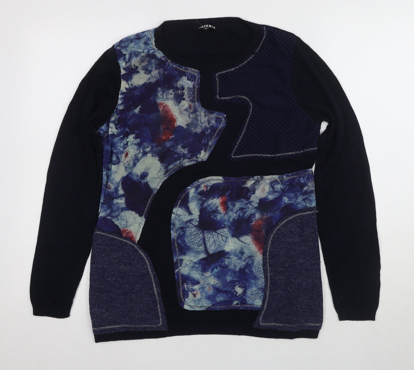 Womens UK Size M Casamia Blue Pullover Jumper
