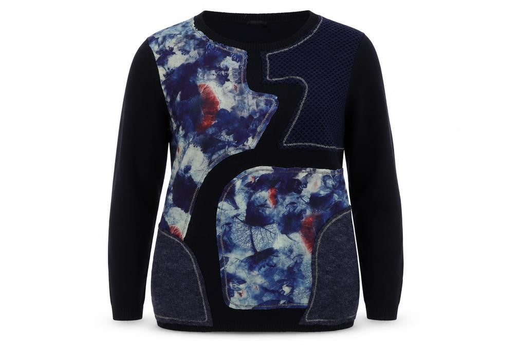 Womens UK Size M Casamia Blue Pullover Jumper