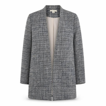 Womens UK Size 14 H&M Grey Basic Jacket