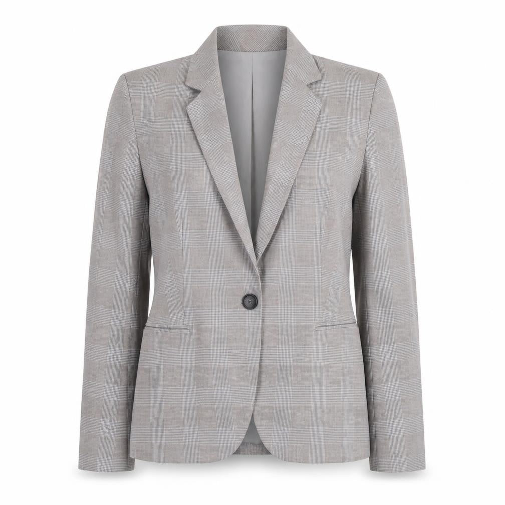 Womens UK Size 10 Zara Grey Basic Jacket