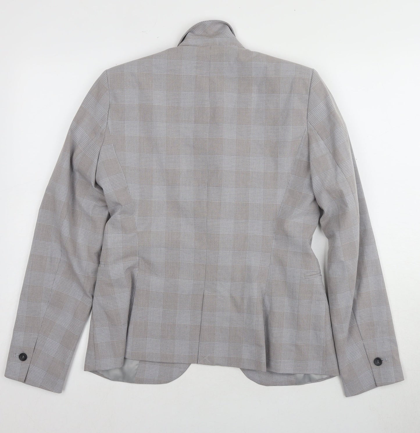 Womens UK Size 10 Zara Grey Basic Jacket