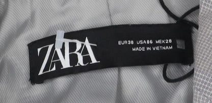 Womens UK Size 10 Zara Grey Basic Jacket