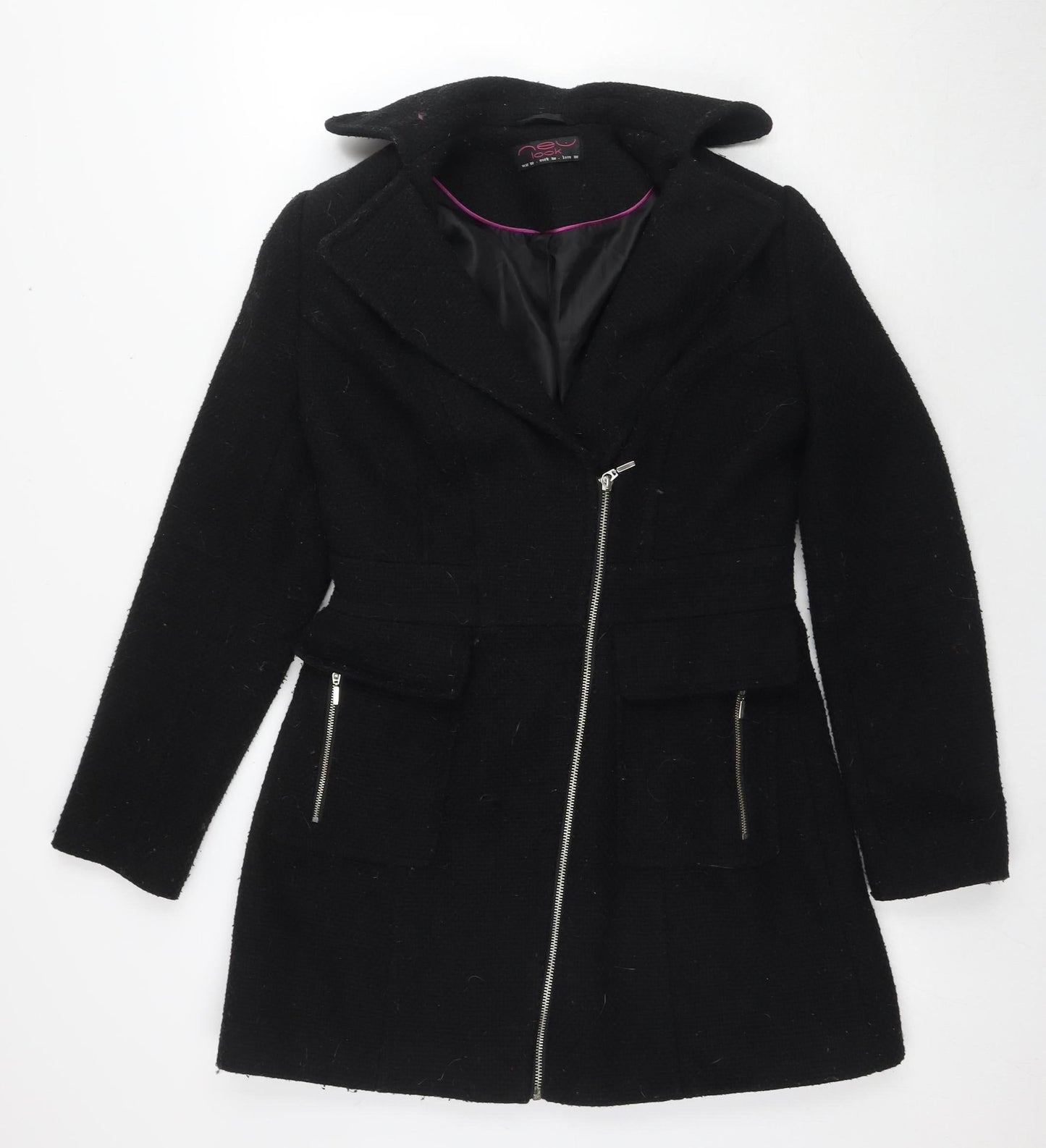 Womens UK Size 10 New Look Black Basic Jacket