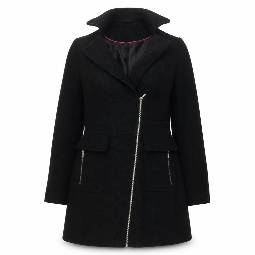 Womens UK Size 10 New Look Black Basic Jacket