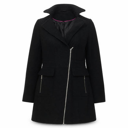 Womens UK Size 10 New Look Black Basic Jacket