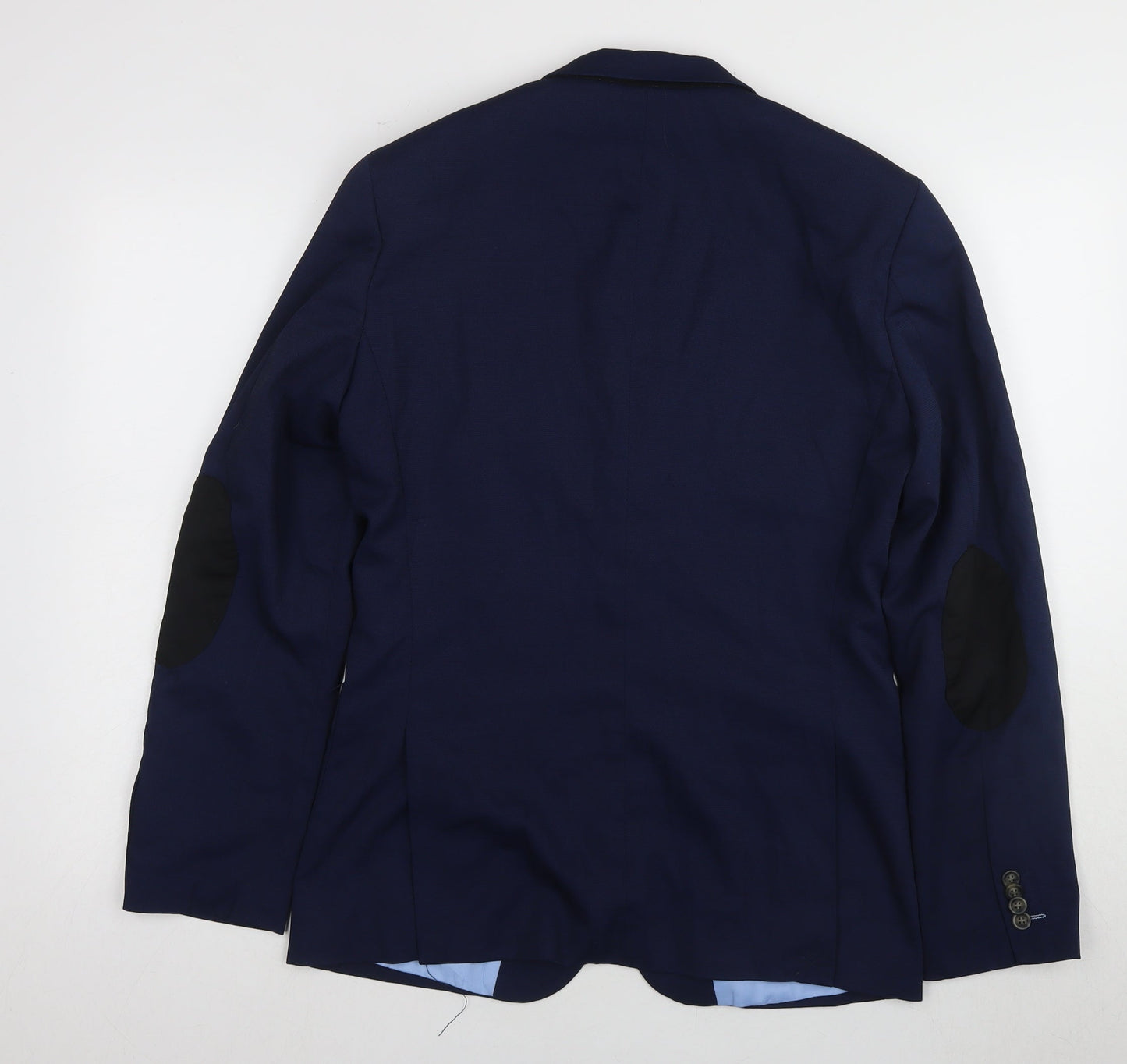 Mens UK Size 38 H&M Regular Blue Suit Jacket