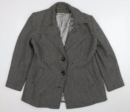 Womens UK Size 16 Berkertex Black Basic Jacket