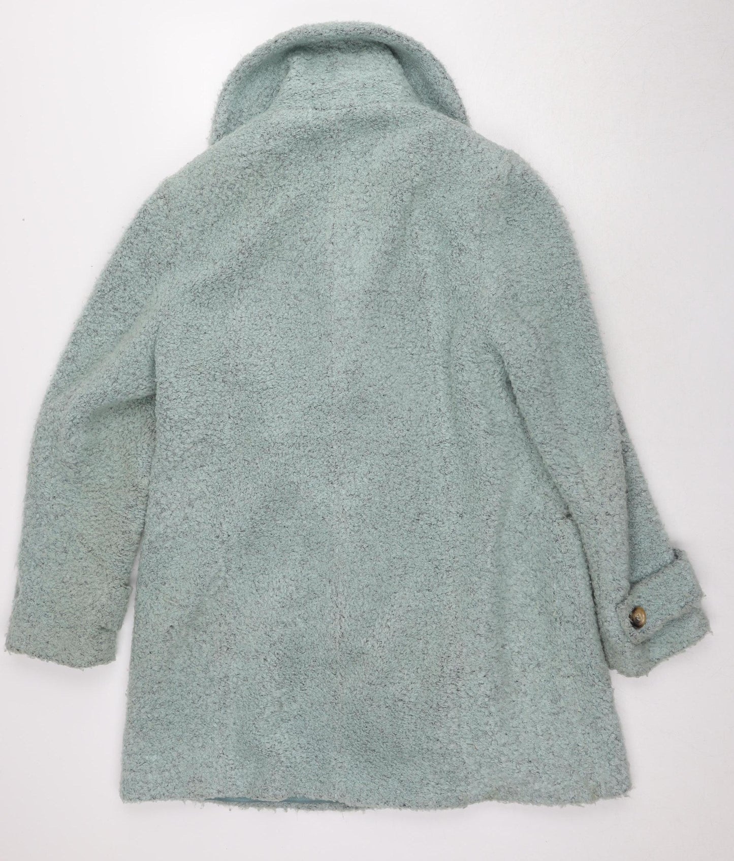 Womens UK Size 16 Marks and Spencer Green Pea Coat