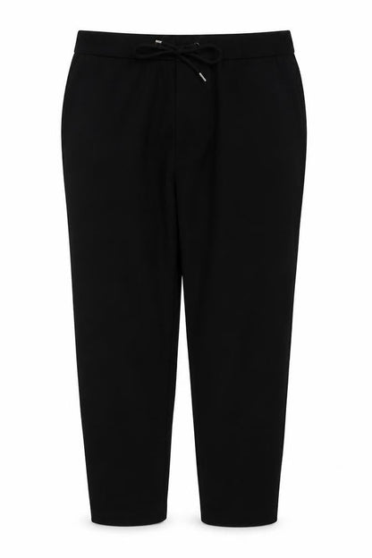 Hugo Boss Womens Black Joggers, Size 12, Drawstring Closure
