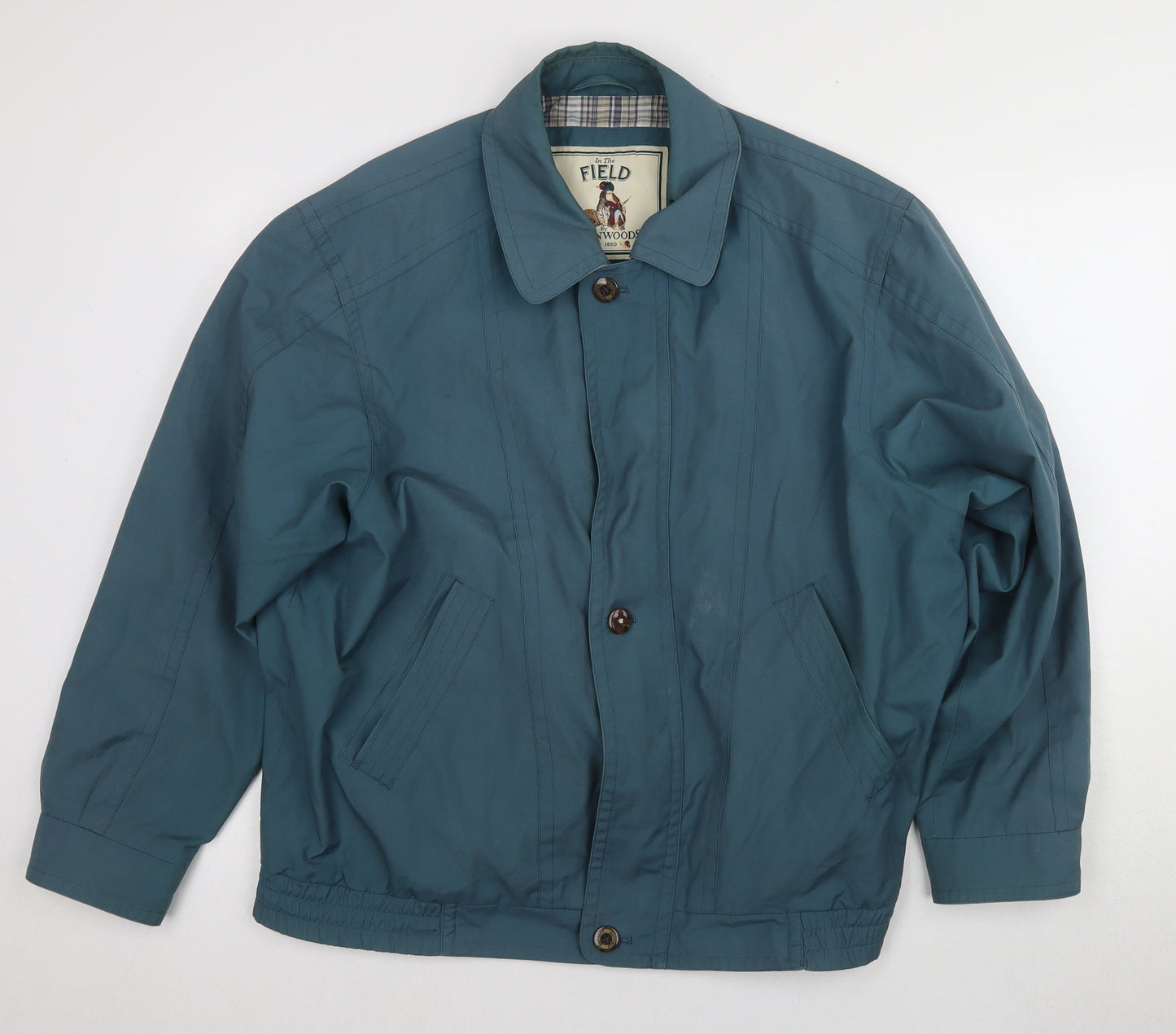 Mens UK Size L In The Field by Greenwoods Blue Basic Jacket
