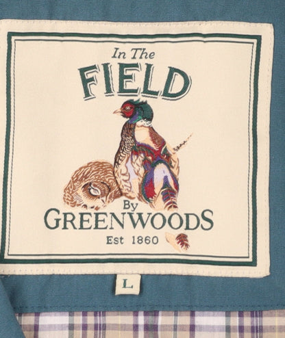 Mens UK Size L In The Field by Greenwoods Blue Basic Jacket