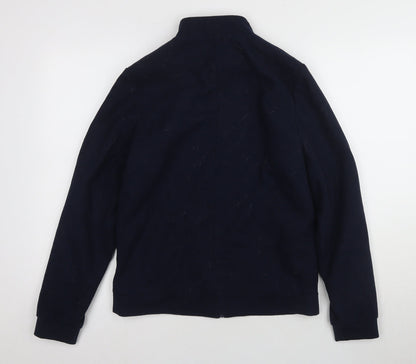 Next Girls Blue Basic Jacket, 14 Years, Lined Zip Casual