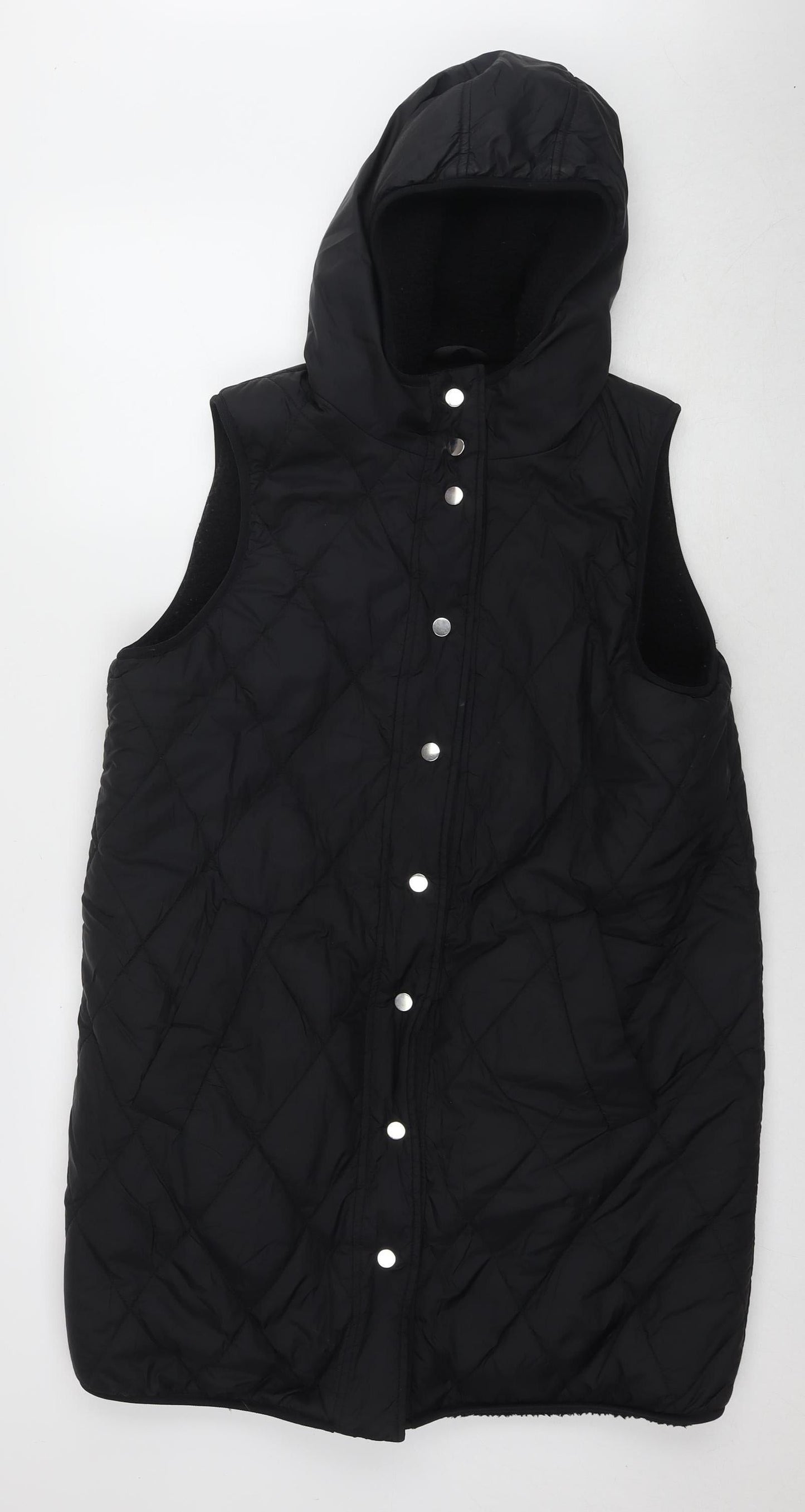 Womens UK Size 6 Part Two Black Puffer Jacket