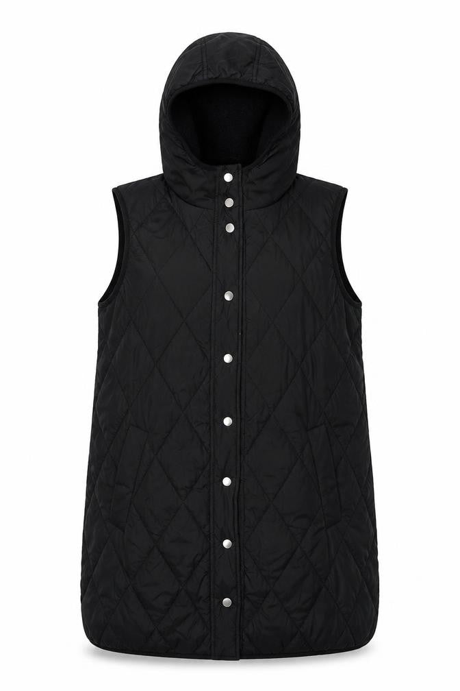 Womens UK Size 6 Part Two Black Puffer Jacket