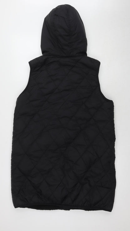 Womens UK Size 6 Part Two Black Puffer Jacket