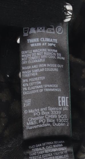 Womens UK Size 6 Marks and Spencer Regular Fit Jogger Black Trousers