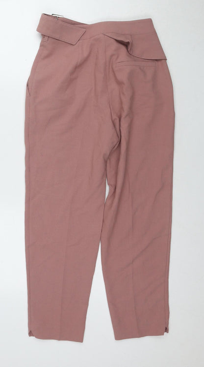 Womens UK Size 6 Topshop Regular Fit  Pink Trousers