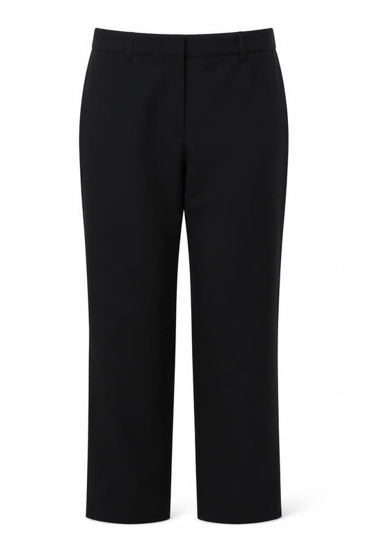 Womens UK Size 12 Topshop Regular Fit Dress Pants Black Trousers