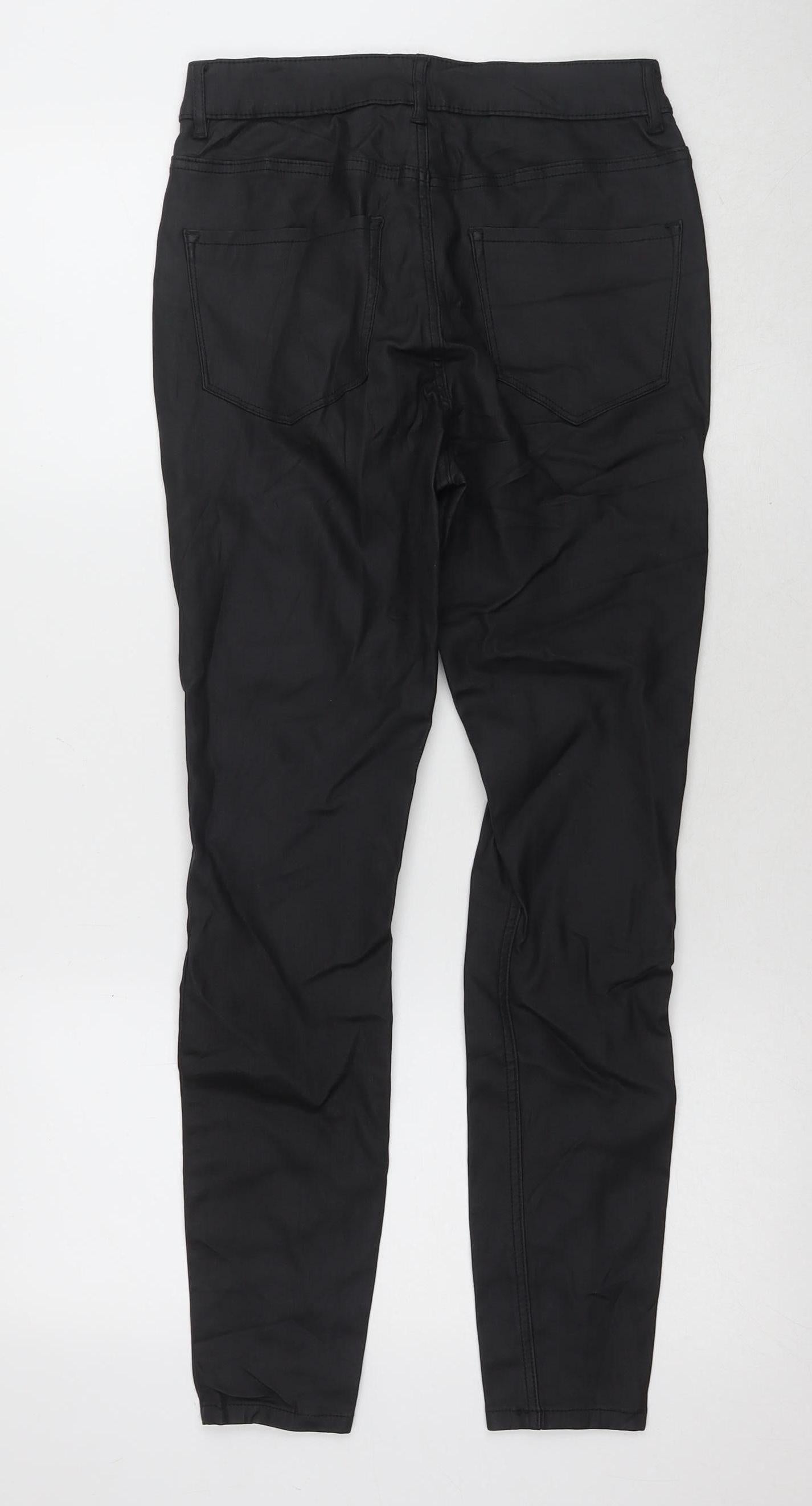 Womens UK Size 12 Urban Bliss Slim Fit  Black Trousers